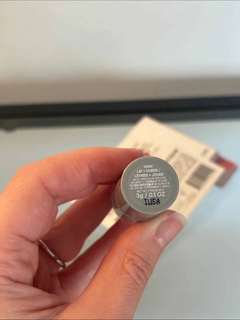 Milk Makeup Lip + Cheek Cream Blush - Werk, 3g/0.1 OZ